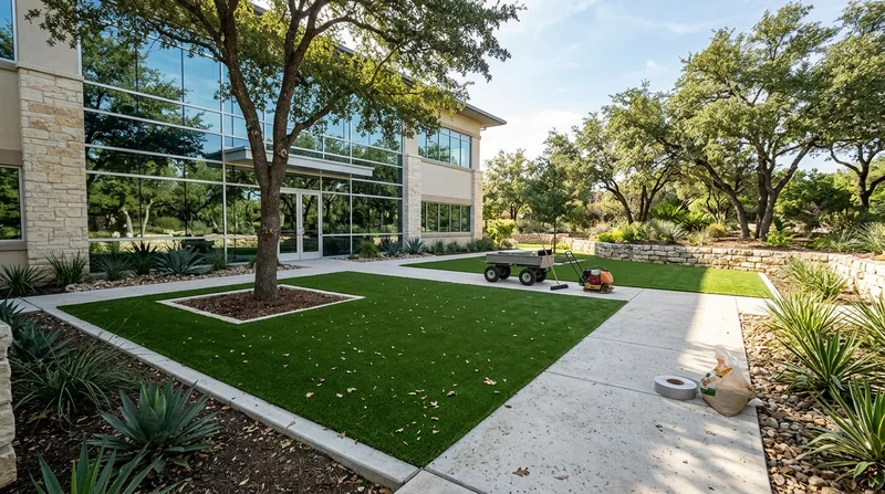 Commercial Artificial Grass Installation San Antonio